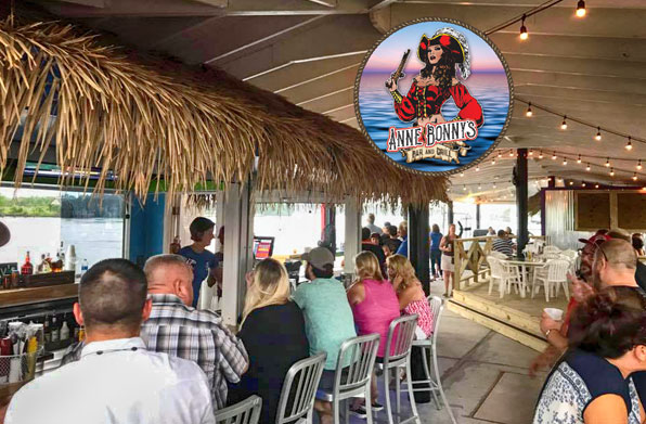Anne Bonny’s Bar & Grill Now Open at the Barge